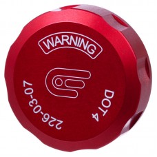 Oberon Small Round Billet Clutch/Rear Brake Reservoir Cap